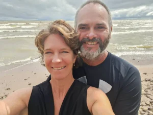 Dave and April, cofounders of MicroOffice Solutions , in Nicaragua