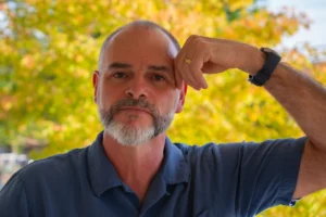 Dave, cofounder of MicroOffice Solutions , with fall colors