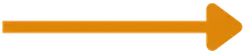 Right arrow, orange color