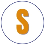 Icon with the letter S for Stripe payment processing